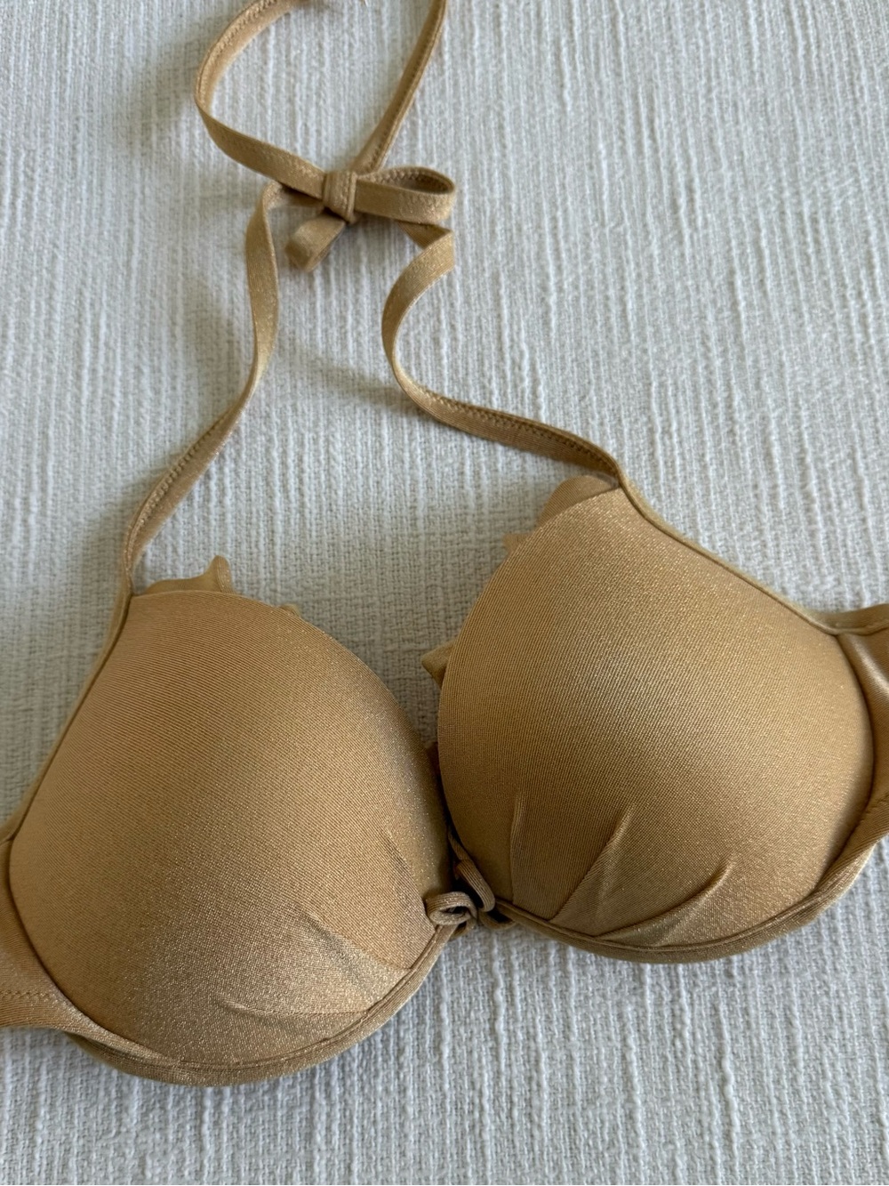 Victoria's Secret Yellow Golden Ruffle-Trim Bikini Bottoms - Picture 6 of 9